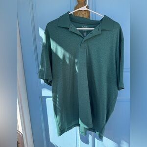 Croft & Barrow Green Men's Polo Shirt size XL Quick Dry
